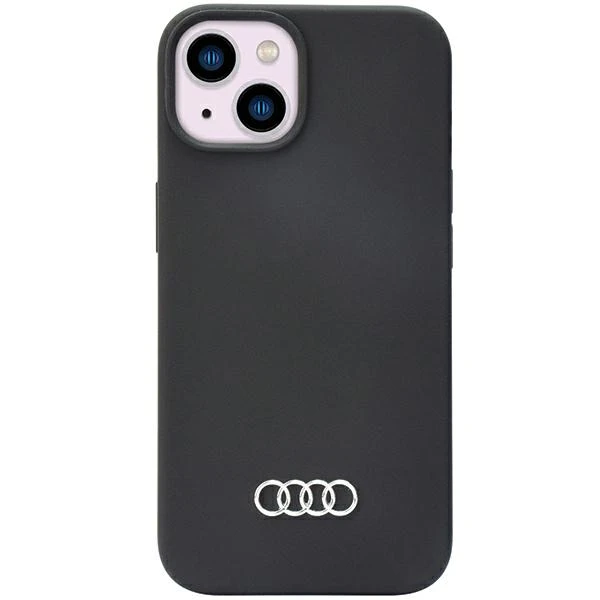 Apple iPhone 14 Audi silikoninis dėklas (AU-LSRIP14-Q3/D1-BK) juodos spalvos aprašymas - Prekės nuotrauka