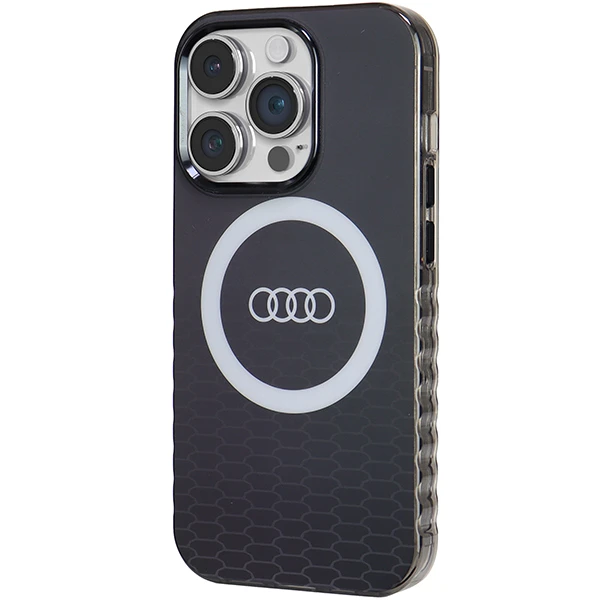 Dėklas Apple iPhone 14 Pro Audi IML Big Logo MagSafe (AU-IMLMIP14P-Q5/D2-BK) juodos spalvos aprašymas - Prekės nuotrauka