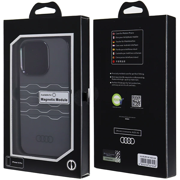 Dėklas Apple iPhone 14 Pro Audi IML MagSafe (AU-IMLMIP14P-A6/D3-BK) juodos spalvos aprašymas - Prekės nuotrauka Dėklas Apple iPhone 14 Pro Audi IML MagSafe (AU-IMLMIP14P-A6/D3-BK) juodos spalvos aprašymas - Prekės nuotrauka