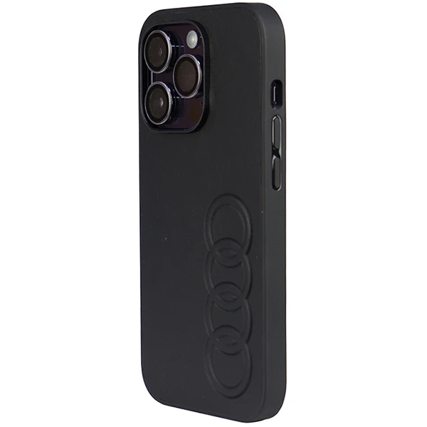 Apple iPhone 14 Audi Synthetic odinis dėklas (AU-TPUPCIP14-TT/D1-BK) juodos spalvos aprašymas - Prekės nuotrauka Apple iPhone 14 Audi Synthetic odinis dėklas (AU-TPUPCIP14-TT/D1-BK) juodos spalvos aprašymas - Prekės nuotrauka