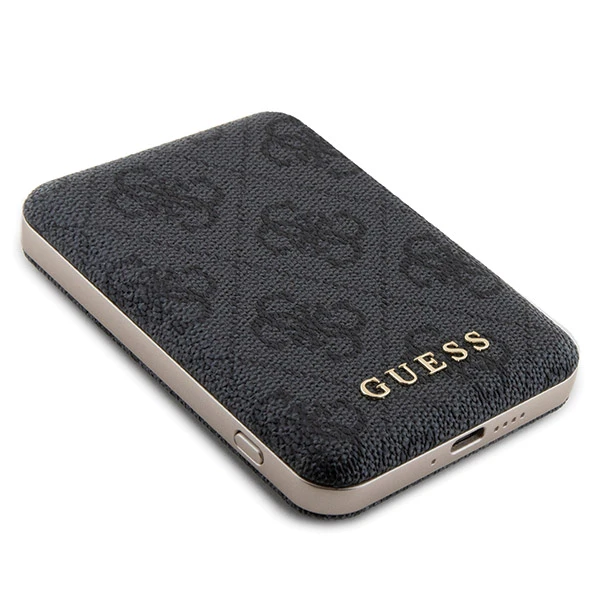 Apple iPhone 14 Pro Guess dėklas + Powerbank MagSafe 4G Metal Logo 5000mAh (GUBPM5P14L4GEMGK) juodos spalvos aprašymas - Prekės nuotrauka Apple iPhone 14 Pro Guess dėklas + Powerbank MagSafe 4G Metal Logo 5000mAh (GUBPM5P14L4GEMGK) juodos spalvos aprašymas - Prekės nuotrauka