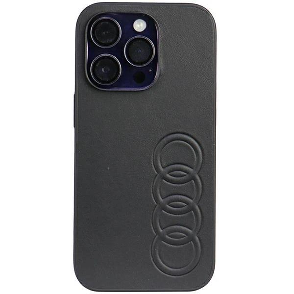 Apple iPhone 14 Pro Max Audi Synthetic odinis dėklas (AU-TPUPCIP14PM-TT/D1-BK) juodos spalvos aprašymas - Prekės nuotrauka