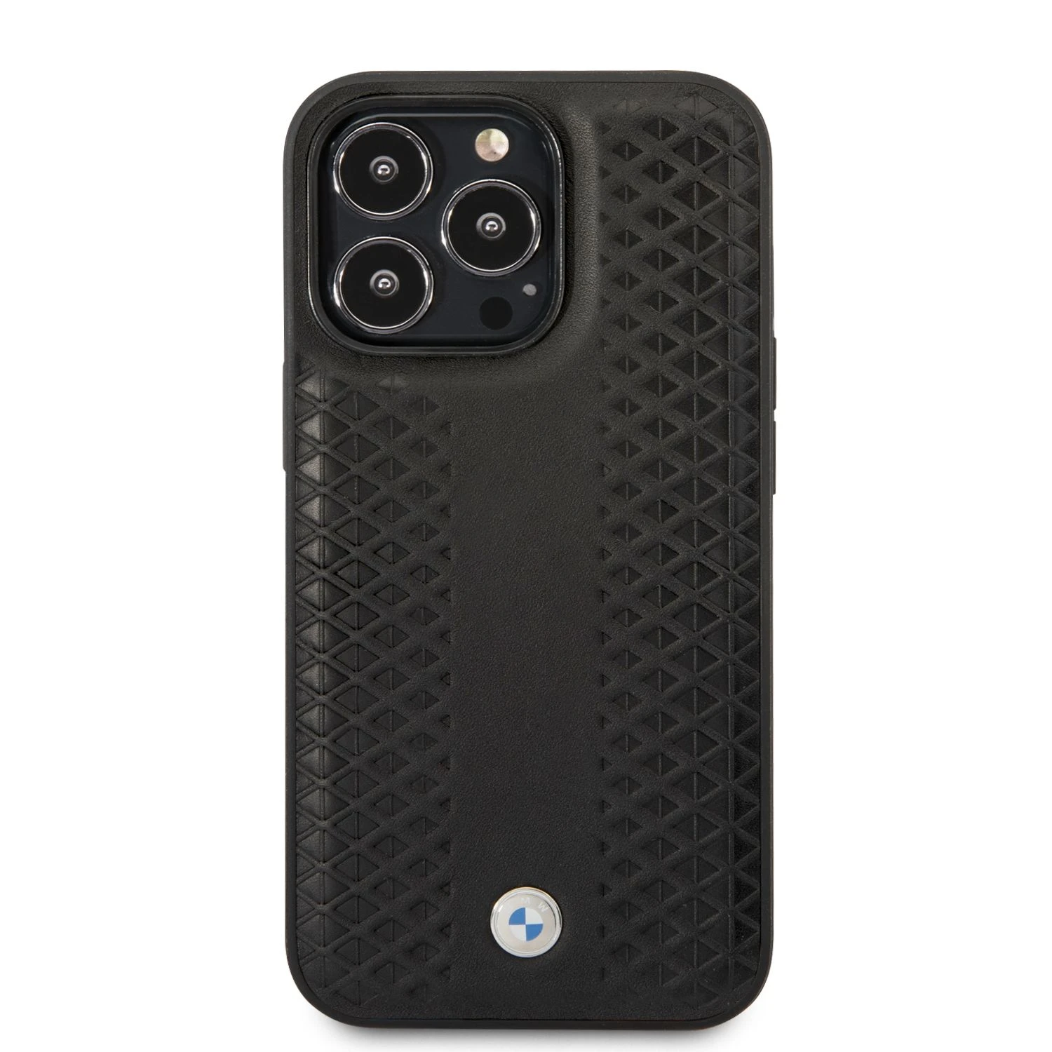 Apple iPhone 14 Pro Max BMW odinis dėklas Diamond Pattern MagSafe MagSafe (BMHMP14X22RFGK) juodos spalvos aprašymas - Prekės nuotrauka