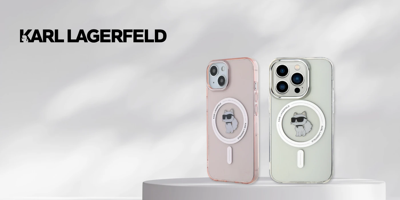 Apple iPhone 14 Pro Max Karl Lagerfeld dėklas Crossbody IML Karl Head MagSafe (KLHMP14XHFCCNOT) skaidrus aprašymas - Prekės nuotrauka