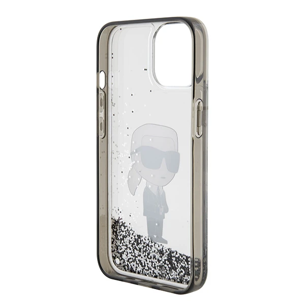 Apple iPhone 15 Karl Lagerfeld dėklas Liquid Glitter Ikonik (KLHCP15SLKKNSK) skaidrus aprašymas - Prekės nuotrauka Apple iPhone 15 Karl Lagerfeld dėklas Liquid Glitter Ikonik (KLHCP15SLKKNSK) skaidrus aprašymas - Prekės nuotrauka