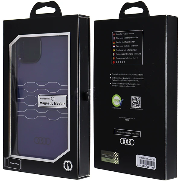 Dėklas Apple iPhone 15 Plus / 14 Plus Audi IML MagSafe (AU-IMLMIP15M-A6/D3-BE) mėlynos spalvos aprašymas - Prekės nuotrauka Dėklas Apple iPhone 15 Plus / 14 Plus Audi IML MagSafe (AU-IMLMIP15M-A6/D3-BE) mėlynos spalvos aprašymas - Prekės nuotrauka