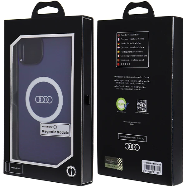 Dėklas Apple iPhone 15 Plus / 14 Plus Audi IML Big Logo MagSafe (AU-IMLMIP15M-Q5/D2-BE) mėlynos spalvos aprašymas - Prekės nuotrauka Dėklas Apple iPhone 15 Plus / 14 Plus Audi IML Big Logo MagSafe (AU-IMLMIP15M-Q5/D2-BE) mėlynos spalvos aprašymas - Prekės nuotrauka