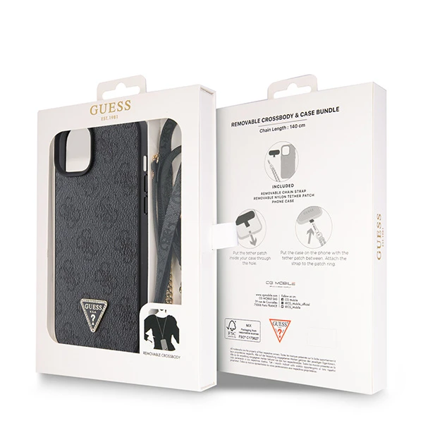 Dėklas GUESS GUHCP15MMP4TDSCPK IPHONE 15 PLUS / 14 PLUS 6.7 Dėklas GUESS GUHCP15MMP4TDSCPK IPHONE 15 PLUS / 14 PLUS 6.7