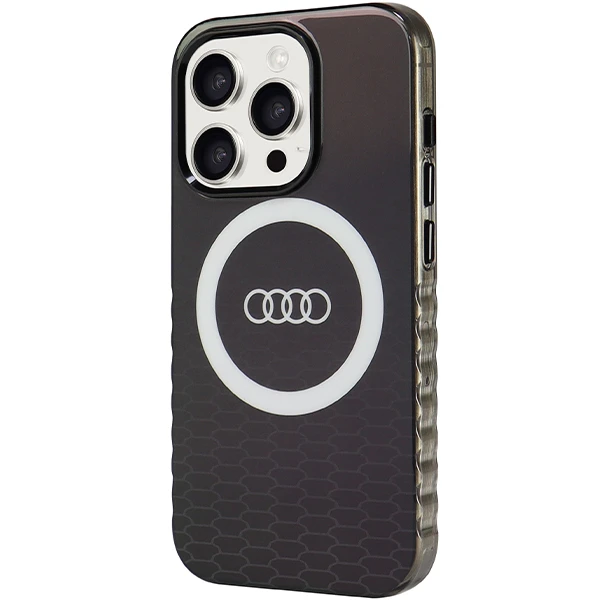 Dėklas Apple iPhone 15 Pro Audi IML Big Logo MagSafe (AU-IMLMIP15P-Q5/D2-BK) juodos spalvos aprašymas - Prekės nuotrauka Dėklas Apple iPhone 15 Pro Audi IML Big Logo MagSafe (AU-IMLMIP15P-Q5/D2-BK) juodos spalvos aprašymas - Prekės nuotrauka