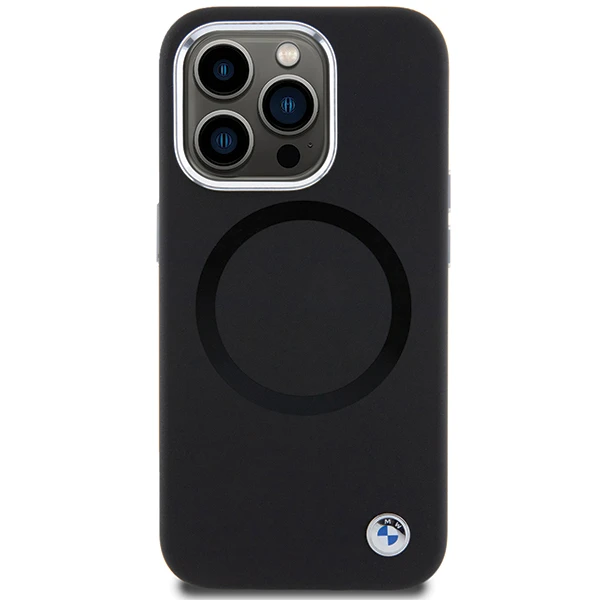 Apple iPhone 15 Pro BMW Signature Liquid silikoninis dėklas MagSafe (BMHMP15LSILBK2) juodos spalvos aprašymas - Prekės nuotrauka Apple iPhone 15 Pro BMW Signature Liquid silikoninis dėklas MagSafe (BMHMP15LSILBK2) juodos spalvos aprašymas - Prekės nuotrauka
