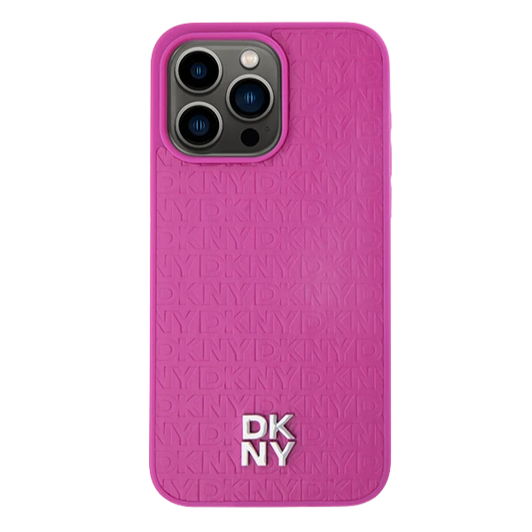 Apple iPhone 15 Pro DKNY odinis dėklas Monogram Pattern Metal Logo MagSafe (DKHMP15LPSHRPSP) rožinės spalvos aprašymas - Prekės nuotrauka Apple iPhone 15 Pro DKNY odinis dėklas Monogram Pattern Metal Logo MagSafe (DKHMP15LPSHRPSP) rožinės spalvos aprašymas - Prekės nuotrauka