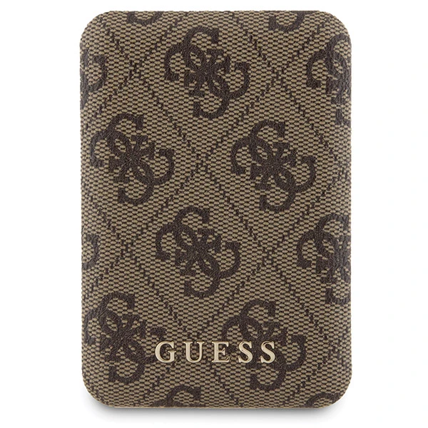 Apple iPhone 15 PRO Guess dėklas + Powerbank MagSafe 4G Metal Logo 5000mAh (GUBPM5P15L4GEMGW) rudos spalvos aprašymas - Prekės nuotrauka Apple iPhone 15 PRO Guess dėklas + Powerbank MagSafe 4G Metal Logo 5000mAh (GUBPM5P15L4GEMGW) rudos spalvos aprašymas - Prekės nuotrauka