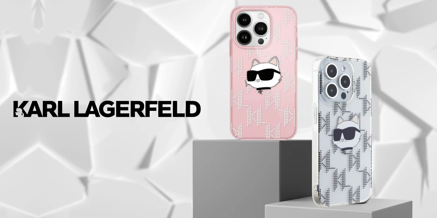 Apple iPhone 15 Pro Karl Lagerfeld dėklas IML Choupette Head & Monogram (KLHCP15LHKLPCHT) skaidrus aprašymas - Prekės nuotrauka