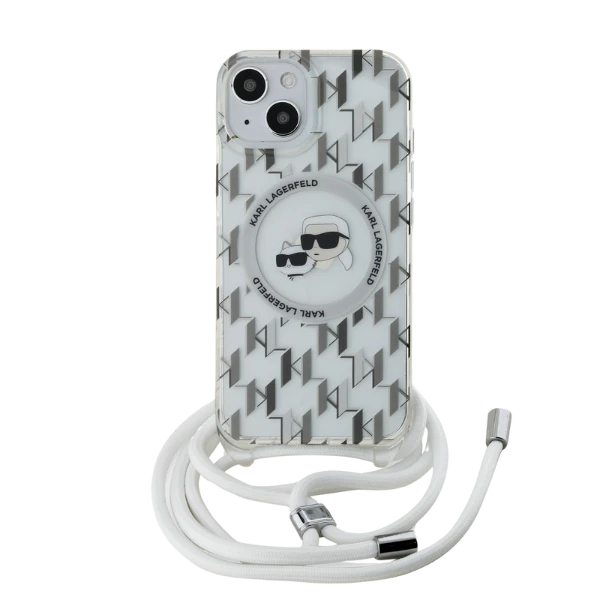 Apple iPhone 15 Pro Karl Lagerfeld dėklas Silicone Choupette Head MagSafe (KLHMP15LHCKCKLCT) skaidrus aprašymas - Prekės nuotrauka
