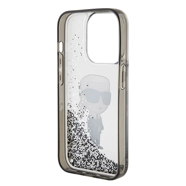 Apple iPhone 15 Pro Karl Lagerfeld Hardcase Liquid Glitter Ikonik (KLHCP15LLKKNSK) dėklas telefonui skaidrus aprašymas - Prekės nuotrauka Apple iPhone 15 Pro Karl Lagerfeld Hardcase Liquid Glitter Ikonik (KLHCP15LLKKNSK) dėklas telefonui skaidrus aprašymas - Prekės nuotrauka