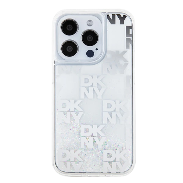 Apple iPhone 15 Pro Max DKNY dėklas Liquid Glitter Big Logo (DKHCP15XLCPEPP) rožinės spalvos aprašymas - Prekės nuotrauka