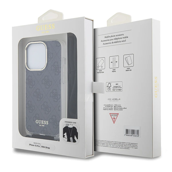 Dėklas GUESS GUHCP15XHC4SEK IPHONE 15 PRO MAX 6.7 