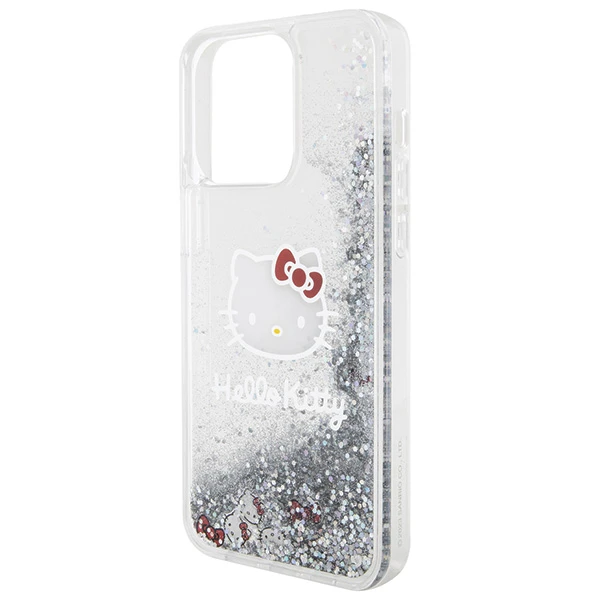 Apple iPhone 15 Pro Max Hello Kitty dėklas Liquid Glitter Charms Kitty Head (HKHCP15XLIKHET) sidabrinės spalvos aprašymas - Prekės nuotrauka Apple iPhone 15 Pro Max Hello Kitty dėklas Liquid Glitter Charms Kitty Head (HKHCP15XLIKHET) sidabrinės spalvos aprašymas - Prekės nuotrauka
