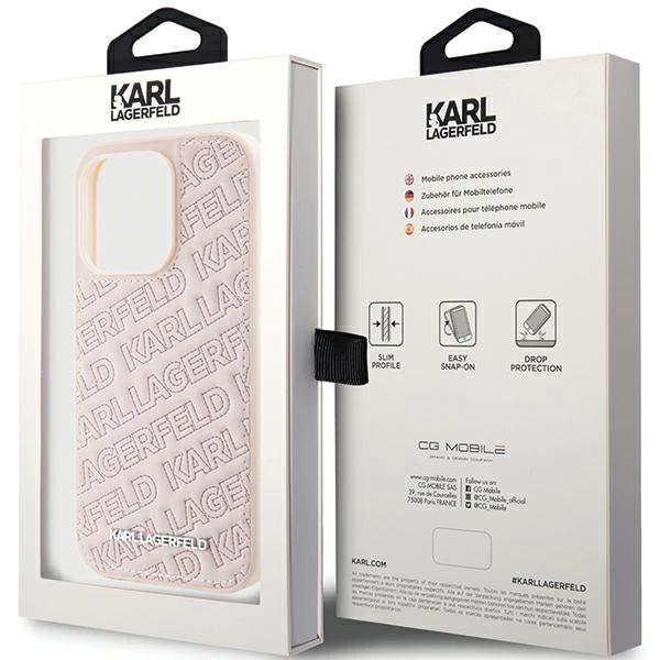 Apple iPhone 15 Pro Max Karl Lagerfeld dėklas Quilted K Pattern (KLHCP15XPQKPMP) rožinės spalvos aprašymas - Prekės nuotrauka Apple iPhone 15 Pro Max Karl Lagerfeld dėklas Quilted K Pattern (KLHCP15XPQKPMP) rožinės spalvos aprašymas - Prekės nuotrauka