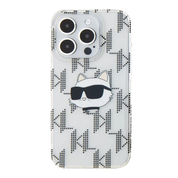 Apple iPhone 15 Pro Max Karl Lagerfeld dėklas IML Choupette MagSafe (KLHCP15XHKLPCHT) skaidrus aprašymas - Prekės nuotrauka