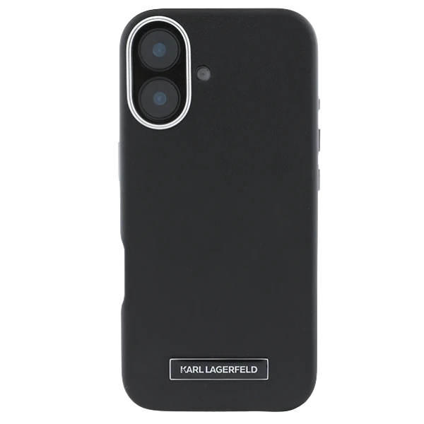Apple iPhone 16 Karl Lagerfeld FW Metal Plate MagSafe (KLHMP16SPGMSRPK) dėklas telefonui juodos spalvos aprašymas - Prekės nuotrauka Apple iPhone 16 Karl Lagerfeld FW Metal Plate MagSafe (KLHMP16SPGMSRPK) dėklas telefonui juodos spalvos aprašymas - Prekės nuotrauka