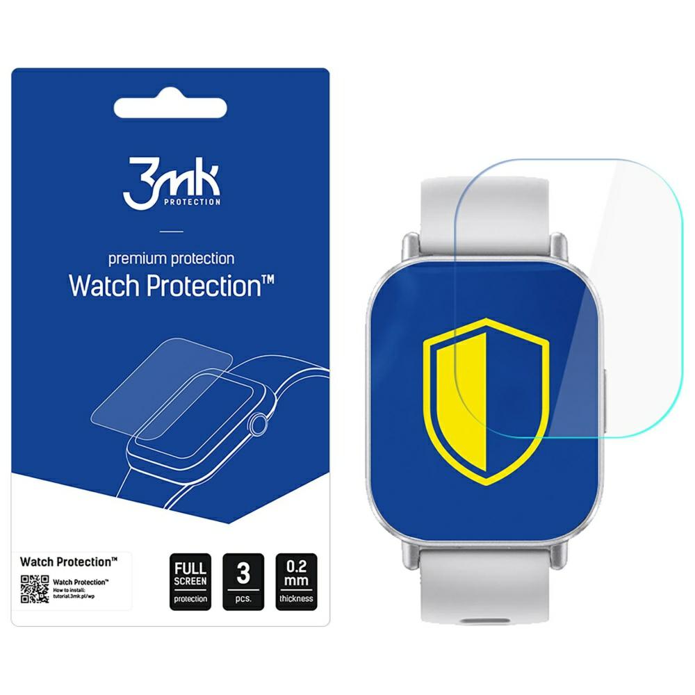 Apsauginė plėvelė 3MK ARC Watch Fullscreen, skirta Redmi Watch 5 Active aprašymas - Prekės nuotrauka