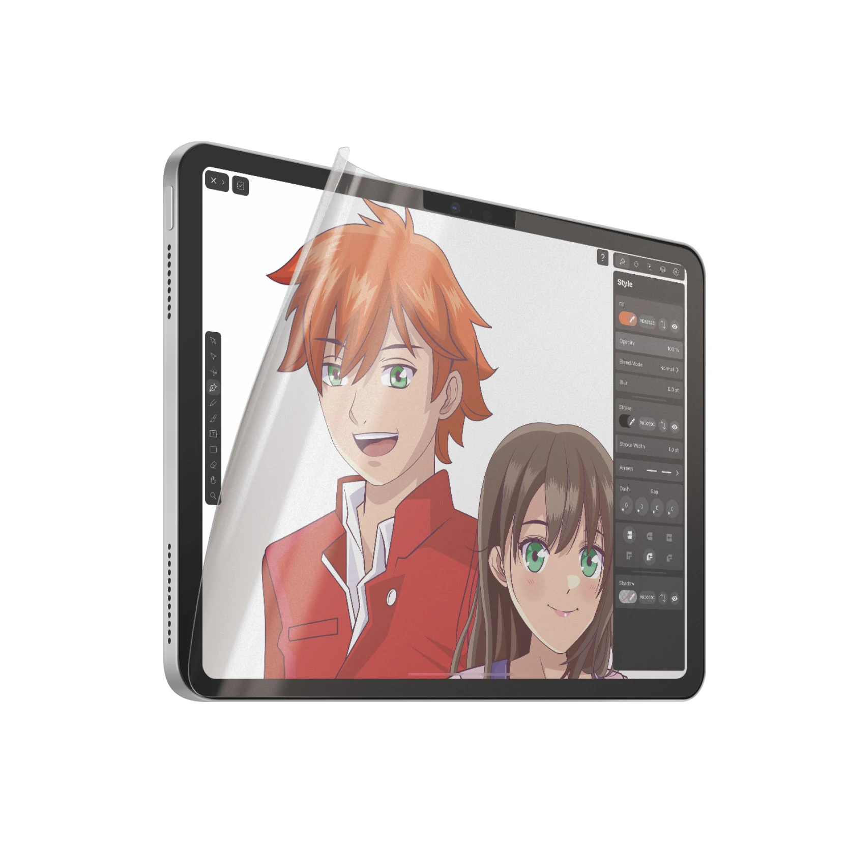 Panzer Glass Apsauginė plėvelė planšetei Apple iPad Air 10.9 (6GEN) PanzerGlass GraphicPaper Anti Glare, draugiškas dėklui, Ultra-wide Fit 2834 aprašymas - Prekės nuotrauka