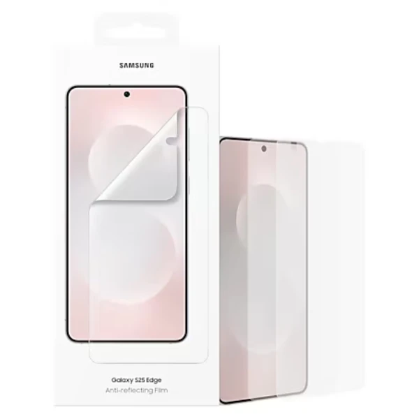 Apsauginė plėvelė Samsung Anti-reflecting Film 2vnt skirta Samsung Galaxy S25 Edge skaidri aprašymas - Prekės nuotrauka Apsauginė plėvelė Samsung Anti-reflecting Film 2vnt skirta Samsung Galaxy S25 Edge skaidri aprašymas - Prekės nuotrauka
