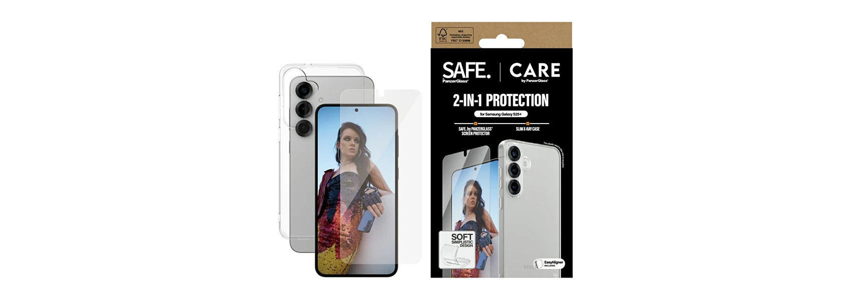 Panzer Glass Apsauginis rinkinys CARE by PanzerGlass Fashion 2in1 Dėklas+Ekrano apsauga Samsung Galaxy S25 Plus aprašymas - Prekės nuotrauka Panzer Glass Apsauginis rinkinys CARE by PanzerGlass Fashion 2in1 Dėklas+Ekrano apsauga Samsung Galaxy S25 Plus aprašymas - Prekės nuotrauka