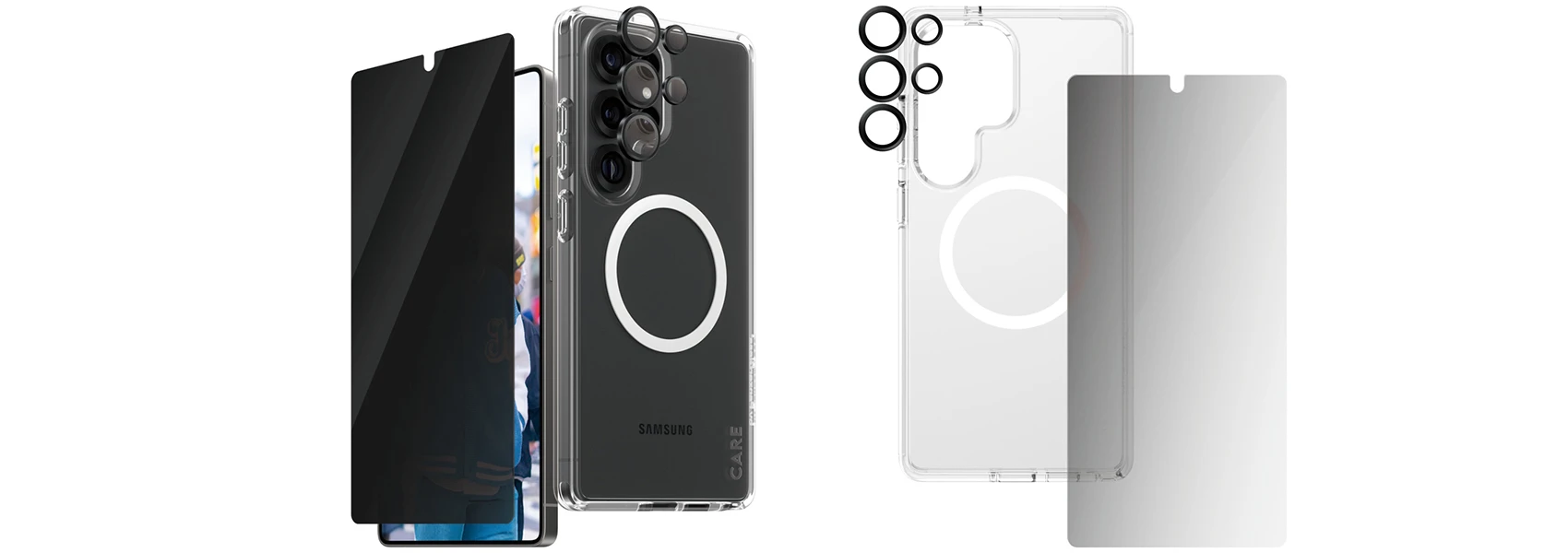 Panzer Glass Apsauginis rinkinys CARE by PanzerGlass Flagship 3in1 dėklas+apsauginis stiklas su privatumo filtru+kameros apsauga Samsung Galaxy S25 Ultra aprašymas - Prekės nuotrauka Panzer Glass Apsauginis rinkinys CARE by PanzerGlass Flagship 3in1 dėklas+apsauginis stiklas su privatumo filtru+kameros apsauga Samsung Galaxy S25 Ultra aprašymas - Prekės nuotrauka
