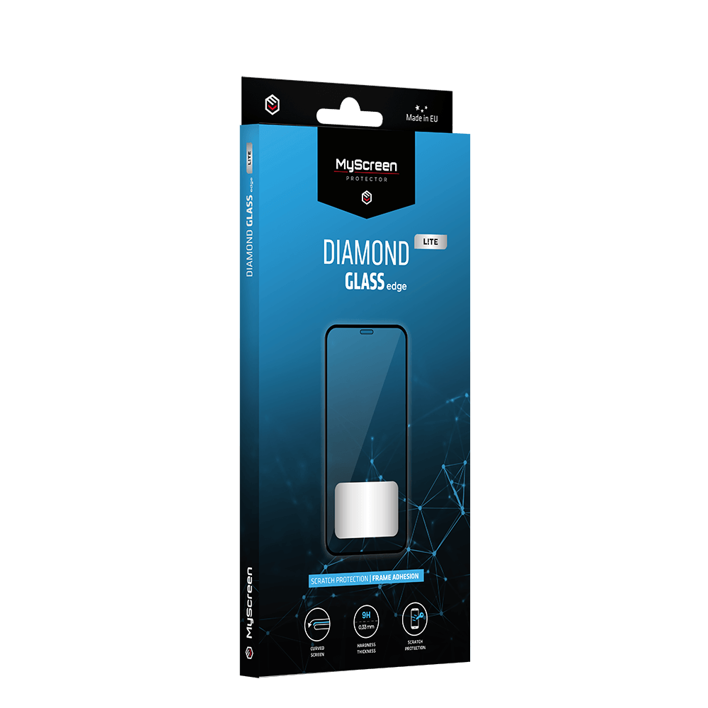 Apsauginis stiklas MyScreen Diamond Glass Edge Lite FG skirtas Samsung Galaxy S26+ juodos spalvos aprašymas - Prekės nuotrauka