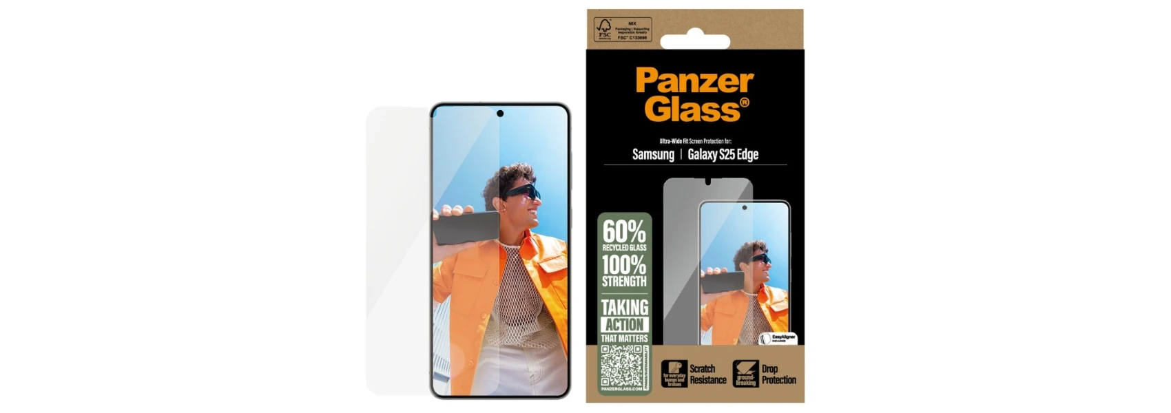 Panzer Glass Apsauginis stiklas PanzerGlass Ultra-Wide Fit skirtas Samsung Galaxy S25 Edge aprašymas - Prekės nuotrauka Panzer Glass Apsauginis stiklas PanzerGlass Ultra-Wide Fit skirtas Samsung Galaxy S25 Edge aprašymas - Prekės nuotrauka