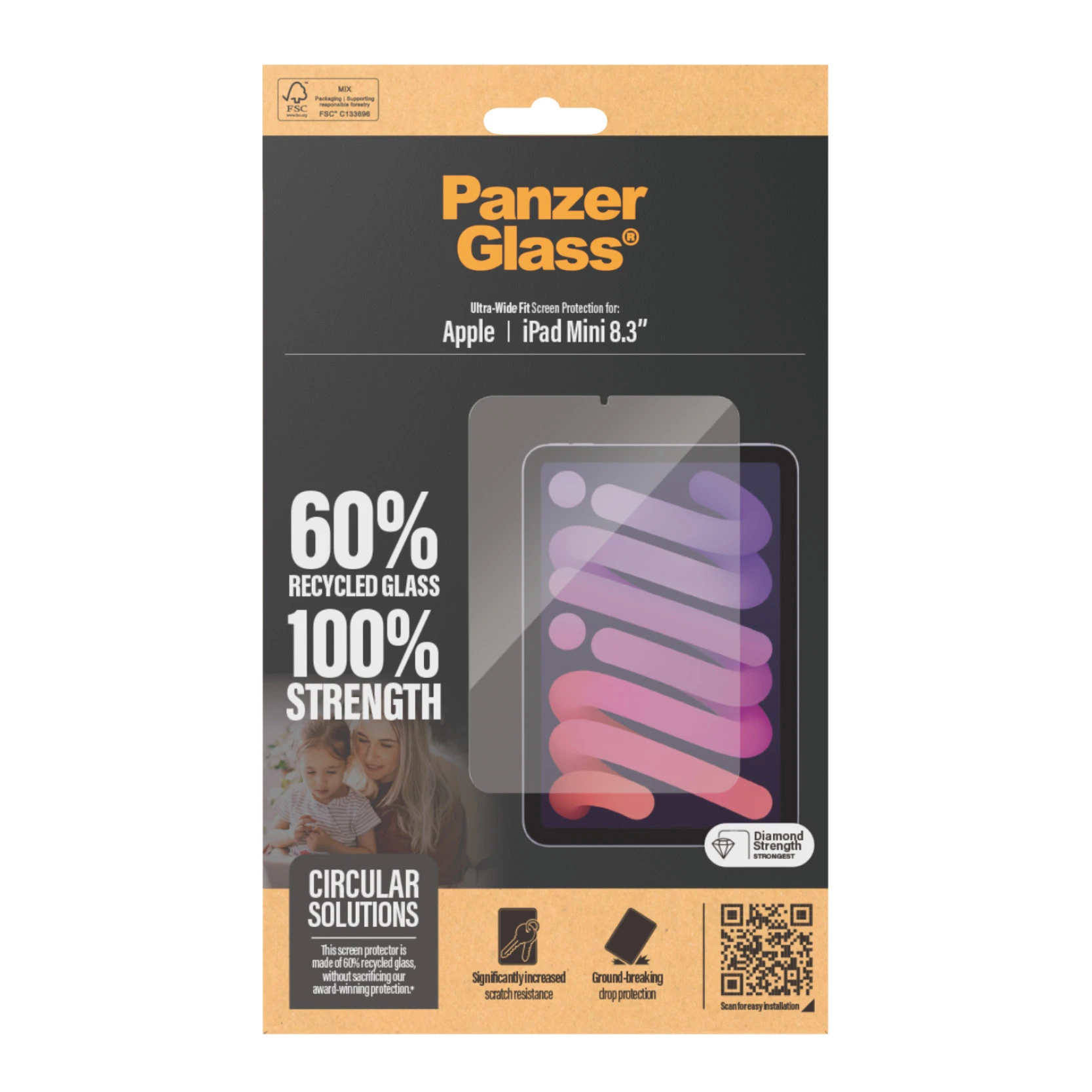 Panzer Glass Apsauginis stiklas planšetei Apple iPad Mini 8.3 (6GEN) PanzerGlass Ultra-Wide Fit Screen Protection 2842 aprašymas - Prekės nuotrauka Panzer Glass Apsauginis stiklas planšetei Apple iPad Mini 8.3 (6GEN) PanzerGlass Ultra-Wide Fit Screen Protection 2842 aprašymas - Prekės nuotrauka