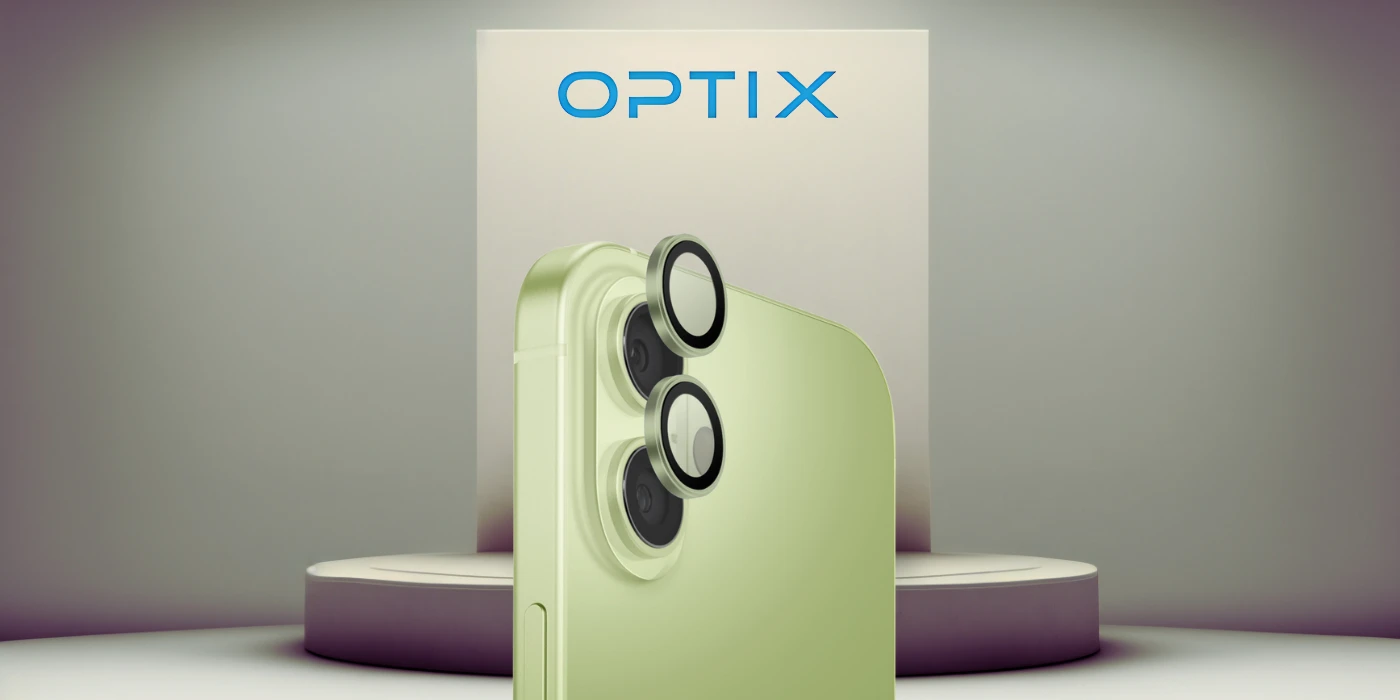 Apsauginis stiklas skirtas kamerai UNIQ Optix Aliuminio Camera Lens Protector Apple iPhone 17 su Aplikatoriumi aprašymas - Prekės nuotrauka