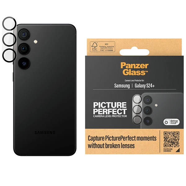 Panzer Glass Apsauginis stiklas telefono kamerai Samsung Galaxy S24 Plus PanzerGlass Picture Perfect Kameros Lens (1205) aprašymas - Prekės nuotrauka Panzer Glass Apsauginis stiklas telefono kamerai Samsung Galaxy S24 Plus PanzerGlass Picture Perfect Kameros Lens (1205) aprašymas - Prekės nuotrauka
