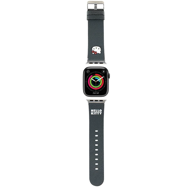 Apyrankė Apple Watch 1 / 2 / 3 / 4 / 5 / 6 / SE / 7 / 8 (38 / 40 / 41 mm) Hello Kitty Strap Kitty Head (HKAWMPGKHK) juodos spalvos aprašymas - Prekės nuotrauka Apyrankė Apple Watch 1 / 2 / 3 / 4 / 5 / 6 / SE / 7 / 8 (38 / 40 / 41 mm) Hello Kitty Strap Kitty Head (HKAWMPGKHK) juodos spalvos aprašymas - Prekės nuotrauka