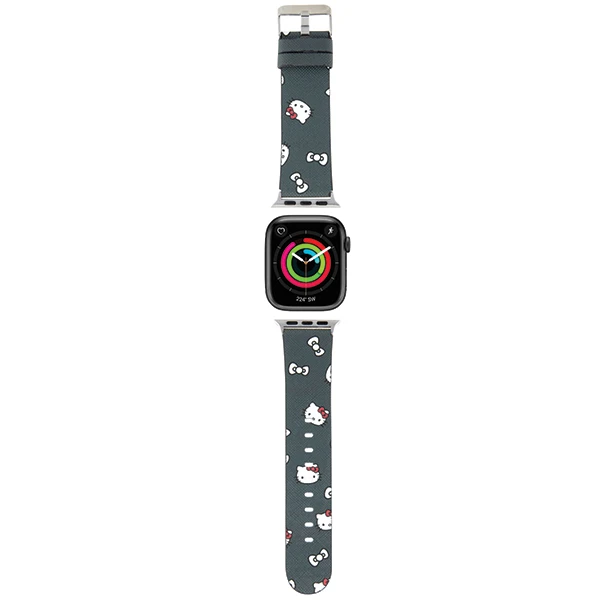 Apyrankė Apple Watch 1 / 2 / 3 / 4 / 5 / 6 / SE / 7 / 8 (38 / 40 / 41 mm) Hello Kitty Strap Heads & Bows Pattern (HKAWMPSAPSK) juodos spalvos aprašymas - Prekės nuotrauka Apyrankė Apple Watch 1 / 2 / 3 / 4 / 5 / 6 / SE / 7 / 8 (38 / 40 / 41 mm) Hello Kitty Strap Heads & Bows Pattern (HKAWMPSAPSK) juodos spalvos aprašymas - Prekės nuotrauka