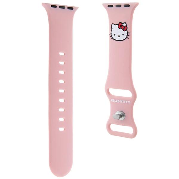 Apyrankė Apple Watch 1 / 2 / 3 / 4 / 5 / 6 / SE / 7 / 8 (38 / 40 / 41 mm) Hello Kitty Strap Silicone Kitty Head (HKAWMSCHBLP) rožinės spalvos aprašymas - Prekės nuotrauka Apyrankė Apple Watch 1 / 2 / 3 / 4 / 5 / 6 / SE / 7 / 8 (38 / 40 / 41 mm) Hello Kitty Strap Silicone Kitty Head (HKAWMSCHBLP) rožinės spalvos aprašymas - Prekės nuotrauka