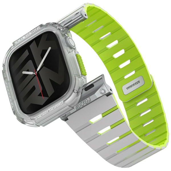 Apyrankė + Dėklas Skinarma Gemini, skirtas Watch 42mm niteglow aprašymas - Prekės nuotrauka
