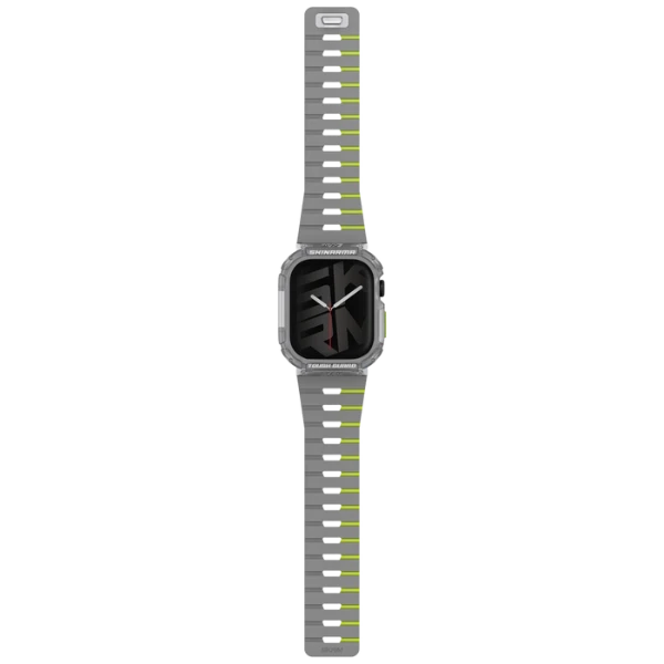 Apyrankė + dėklas Skinarma Gemini skirti Apple Watch 46mm niteglow aprašymas - Prekės nuotrauka