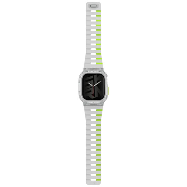 Apyrankė + dėklas Skinarma Gemini skirti Apple Watch 42mm niteglow aprašymas - Prekės nuotrauka Apyrankė + dėklas Skinarma Gemini skirti Apple Watch 42mm niteglow aprašymas - Prekės nuotrauka