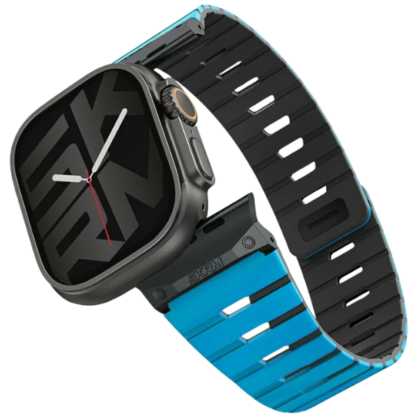 Apyrankė Skinarma Gemini for Apple Watch 49/46/45/44 mm mėlynos spalvos aprašymas - Prekės nuotrauka Apyrankė Skinarma Gemini for Apple Watch 49/46/45/44 mm mėlynos spalvos aprašymas - Prekės nuotrauka