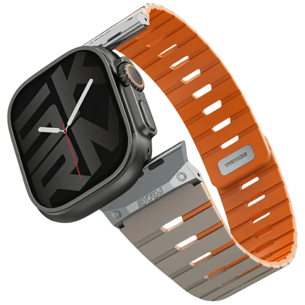 Apyrankė Skinarma Gemini for Apple Watch 49/46/45/44 mm pilkos spalvos aprašymas - Prekės nuotrauka Apyrankė Skinarma Gemini for Apple Watch 49/46/45/44 mm pilkos spalvos aprašymas - Prekės nuotrauka