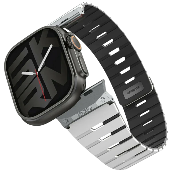 Apyrankė Skinarma Gemini for Apple Watch 49/46/45/44 mm chalk aprašymas - Prekės nuotrauka Apyrankė Skinarma Gemini for Apple Watch 49/46/45/44 mm chalk aprašymas - Prekės nuotrauka