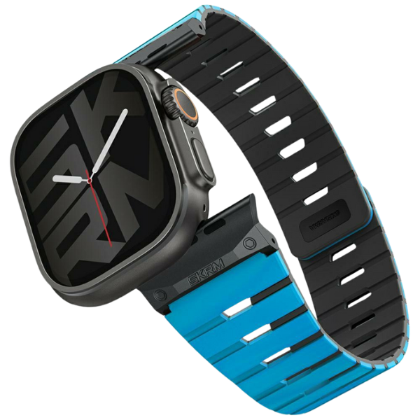 apyrankė Skinarma Gemini, skirta Watch 49/46/45/44 mm, mėlyna aprašymas - Prekės nuotrauka
