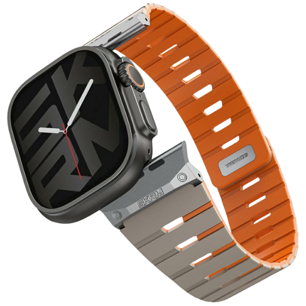 apyrankė Skinarma Gemini, skirta Watch 49/46/45/44 mm, pilka aprašymas - Prekės nuotrauka