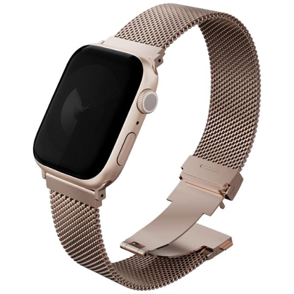 Apyrankė UNIQ Dante Pro Apple Watch 49/46/45/44mm Stainless Steel metallic rose aprašymas - Prekės nuotrauka