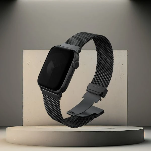 Apyrankė UNIQ Dante Pro skirtas Apple Watch 42/41/40mm Stainless Steel grafito juodos spalvos aprašymas - Prekės nuotrauka Apyrankė UNIQ Dante Pro skirtas Apple Watch 42/41/40mm Stainless Steel grafito juodos spalvos aprašymas - Prekės nuotrauka