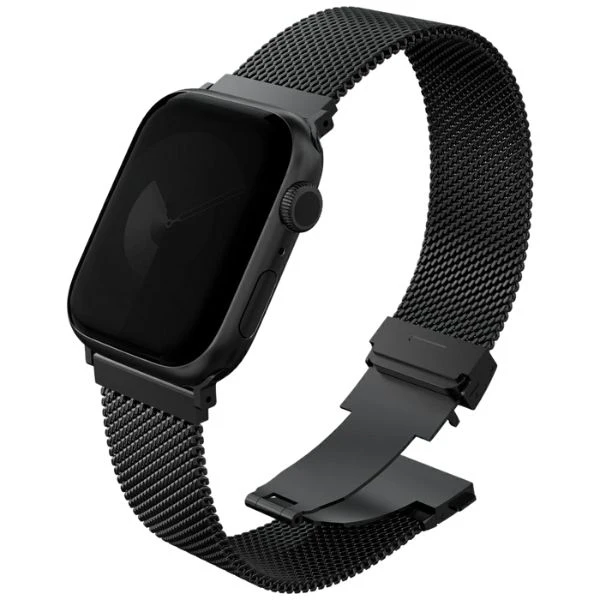 Apyrankė UNIQ Dante Pro skirtas Apple Watch 42/41/40mm Stainless Steel grafito juodos spalvos aprašymas - Prekės nuotrauka Apyrankė UNIQ Dante Pro skirtas Apple Watch 42/41/40mm Stainless Steel grafito juodos spalvos aprašymas - Prekės nuotrauka