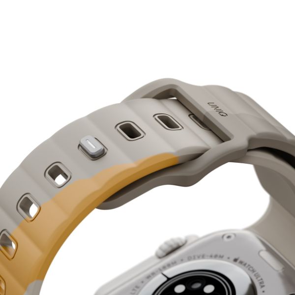 apyrankė UNIQ Stride De Rubber skirta Watch 49/46/45/44mm smėlio spalvos aprašymas - Prekės nuotrauka